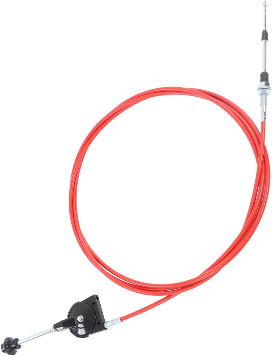 Excavator Throttle Cable, Excavator Motor Controller Cable Weather Rustproof Stainless Steel Joint Easy to Install Response for Replacement, Genericri4xugy5af