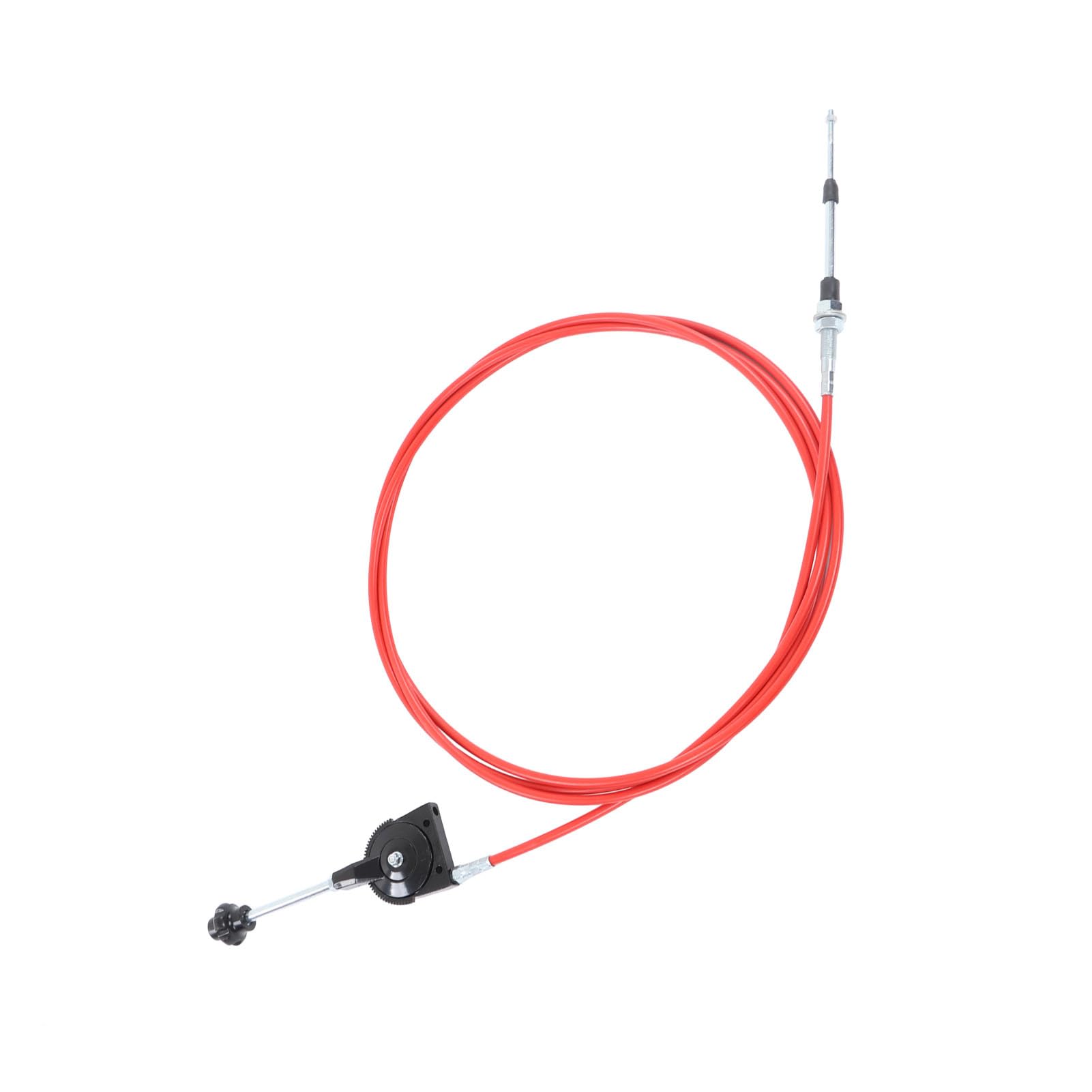 Cavo acceleratore manuale per escavatore Mavaol da 5 metri, controllo diretto e risposta rapida, robusto PU e acciaio inossidabile, per il funzionamento di attrezzature pesanti,