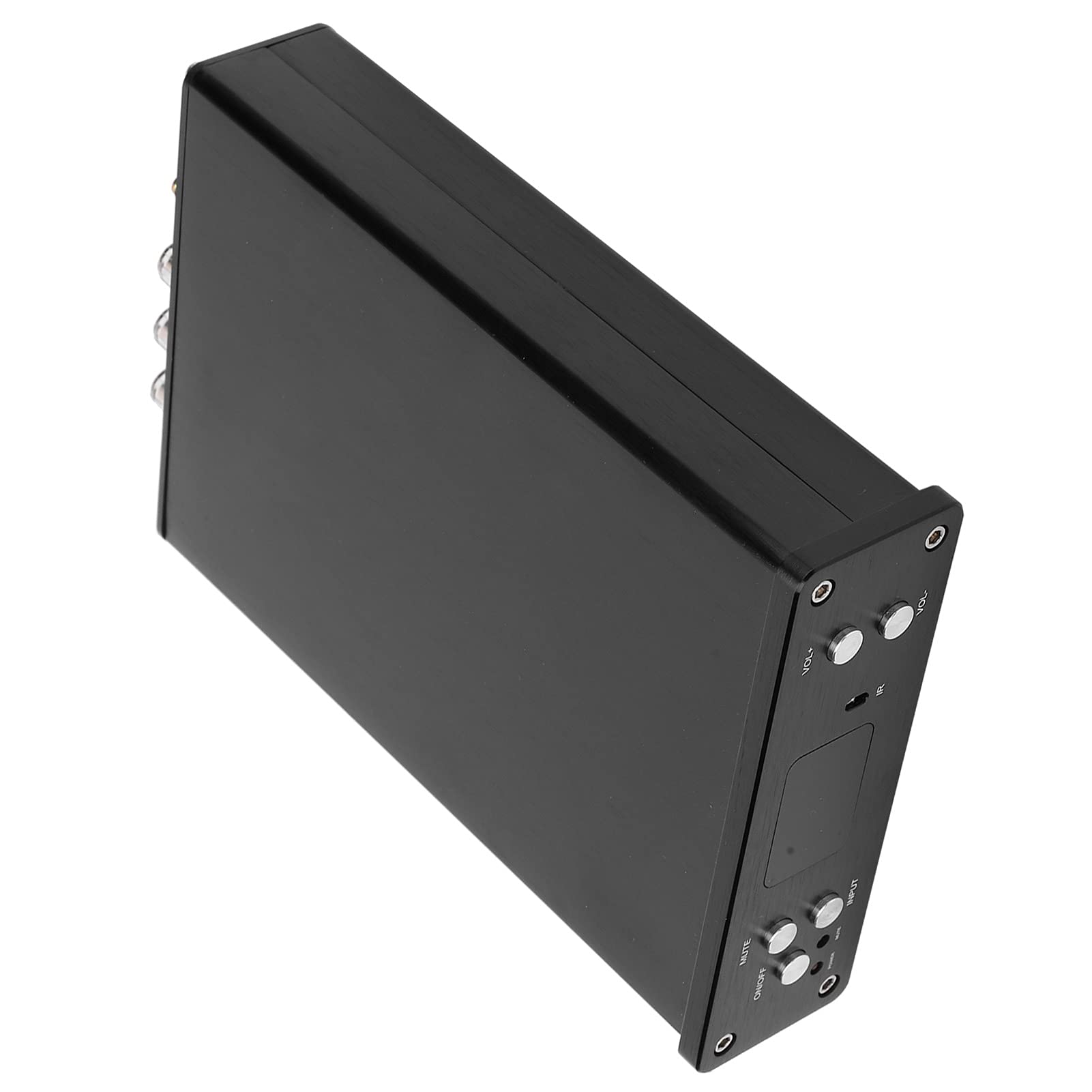 Ejoyous Wzmacniacz Mocy Wzmacniacz Bluetooth 5.0 ze Stopu Aluminium STA326 50 W Plus 25 W Plus 25 W DC 24V do 32 V z Optycznym Koncentrycznym Wejściem USB dla Użytkowników Domowego Sprzętu Audio