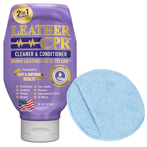 Leather CPR Cleaner and Conditioner, 18oz - Car Leather Cleaner