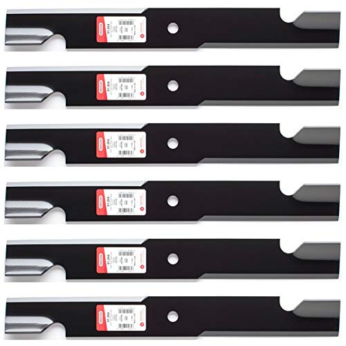 Oregon 6PK 91-264 High Lift Blade for 60 Dixie Chopper 30227-60 Exmark 103-2530 Hustler 602771