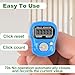 WEIMELTOY Tally Counter 10pc Electronic Finger Counter Digtal Clicker Counter 5 Digit LCD Counting for Knitting/Golf/Coaching/Goods Counting/Lap Etc