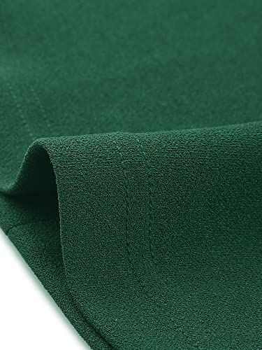Allegra K Women's 2023 Vintage Work Dress Short Sleeve Mermaid Bodycon Dresses Medium Green #TOP4