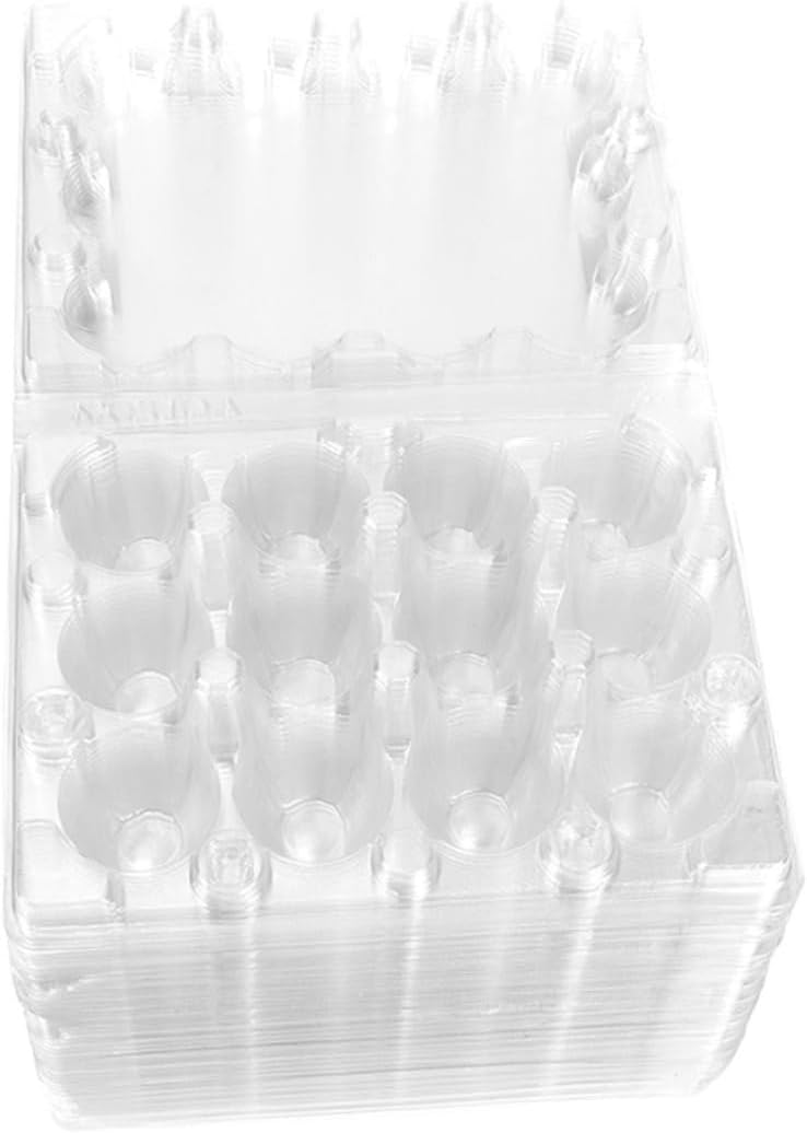 100pcs Egg Holder for Fridge Quail Egg Boxes Containers Camping Kitchen