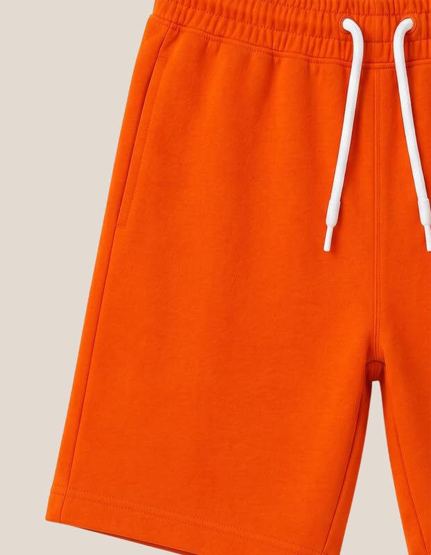 Image of Nusyl Solid & Printed Cotton Blend Shorts for Boys | Comfortable Casual Shorts | Soft Breathable Fabric with Elastic Waistband | Relaxed Fit | 2-16 Years | Multiple Colors