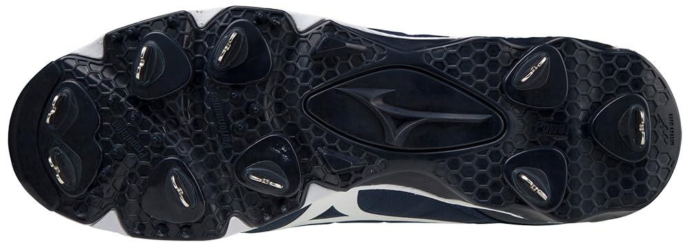 Mizuno 9-Spike Ambition 2 9-Spike - Tacchetta da Baseball in Metallo da Uomo 9 1/2 (0950) Uomo