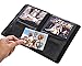 Zink Polaroid 64-Pocket Photo Album w/Sleek Quilted Cover for 3x4 Photo Paper (POP) - Black