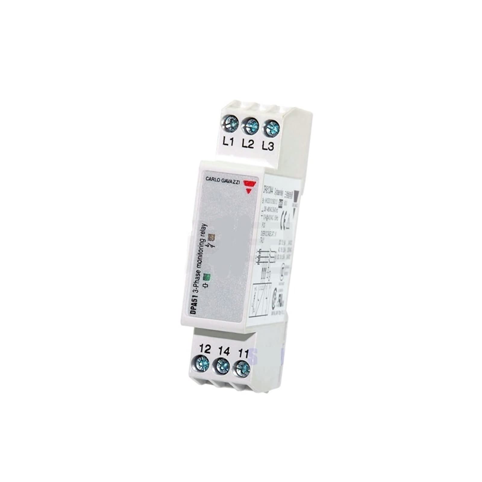 Relais dpa51cm44 pour éviter moteur grillé par perte de phase et inversion triphasé