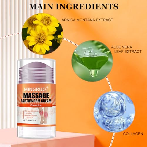 Mingruo Crema Contro Le Vene Varicose, Crema Per La Cura Delle Gambe Intensiva, Cream Per Gambe Varicose, Trattamento Delle Vene Varicose Per Le Gambe - 2