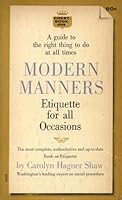 modern Manners B0007FHY20 Book Cover