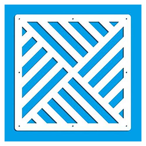 Cloison de séparation en bois et plastique blanc 12 panneaux design XT108