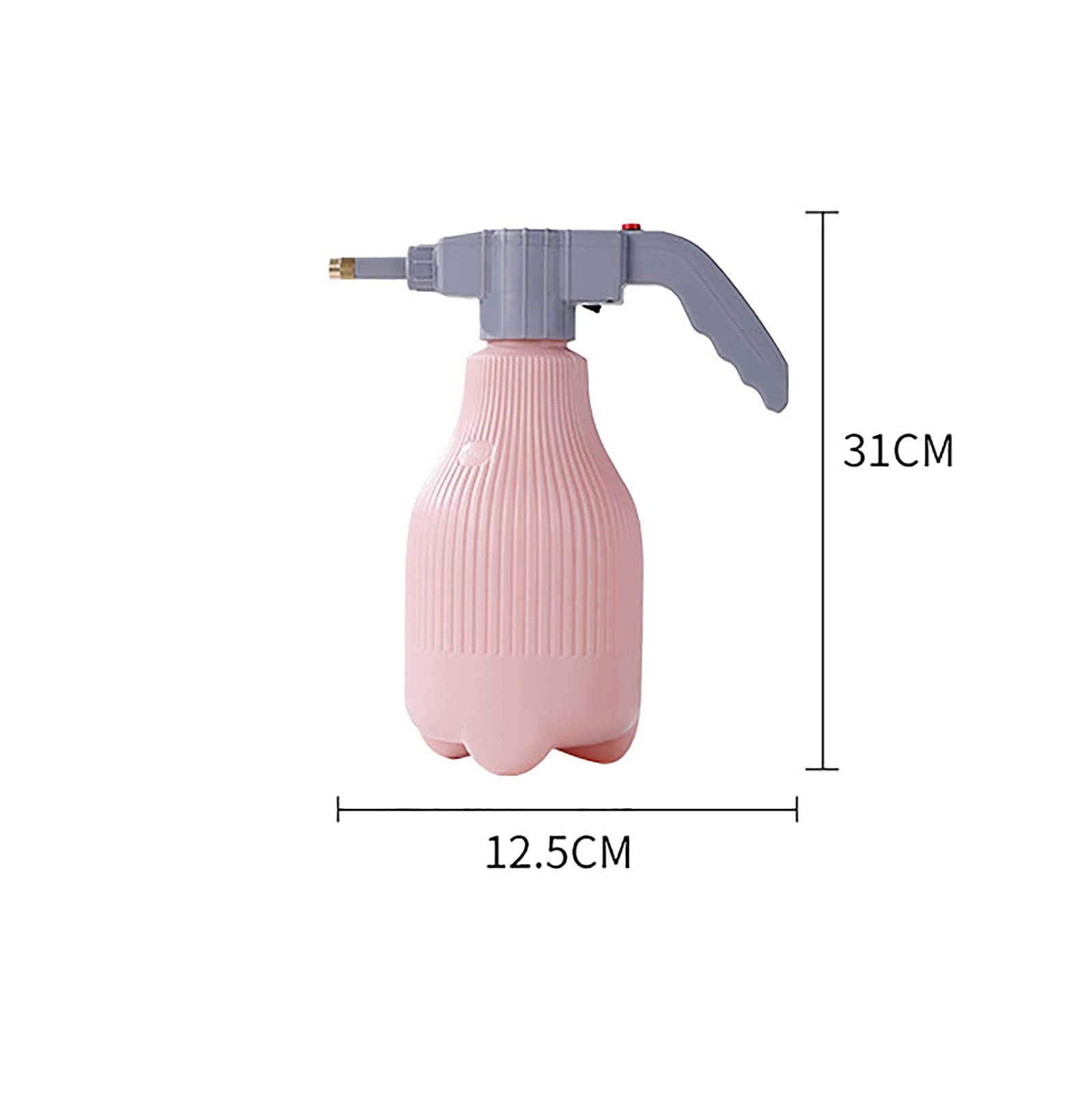 Arrosoir en plastique avec vaporisateur d'eau - 1,5 l - Rose