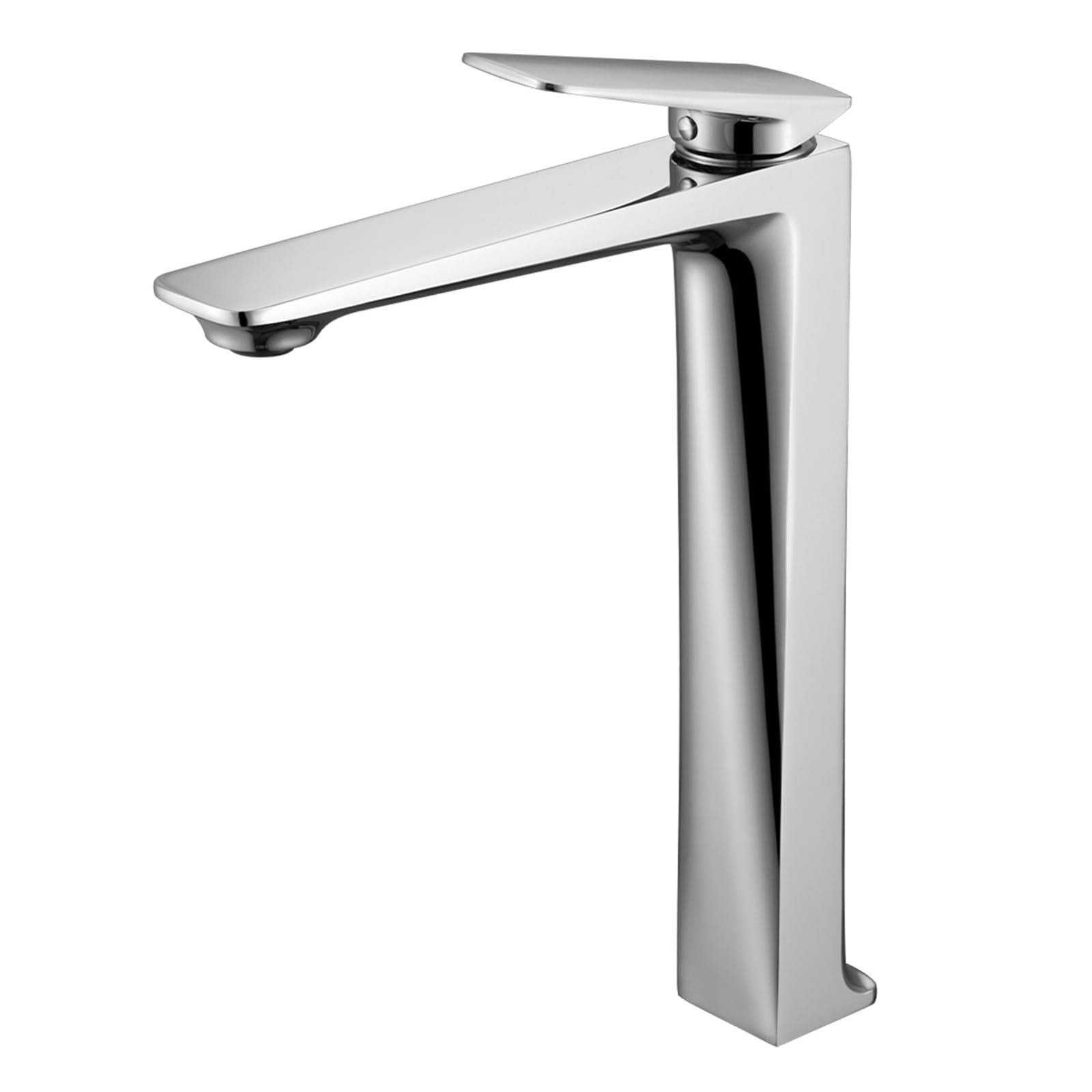 Mitigeur bassin sur comptoir chrome poli pour eau chaude et froide