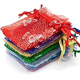 Breite: ca. 7cm Wadoy 25stk. Organzasäckchen Organzabeutel Säckchen schmuckbeutel Geschenk Hochzeit Beutel 7x7 cm
