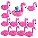 Inflatable Drink Holder Float Coaster , Floating Flamingo Inflates Coasters 12 Pack