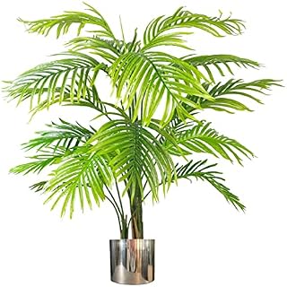 Leaf Large Artificial Palm Tree, Mixed Materials, Green, 80cm