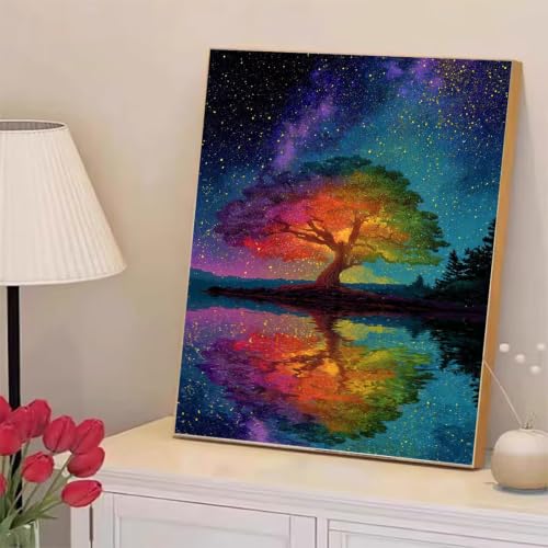 Peinture Diamant Toile 60x80cm pour Décoration Murale Salon et Chambre