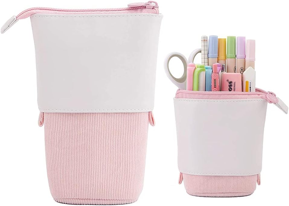 Image of Storio Pencil Box Pouch for School Kids Girls & Boys Aesthetic | Cute Stationary Compass Box Case Organiser | Travel Organiser