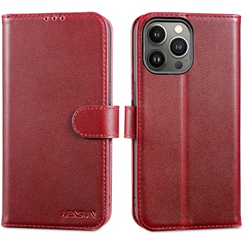 LENSUN Wallet Case for iPhone 13 Pro