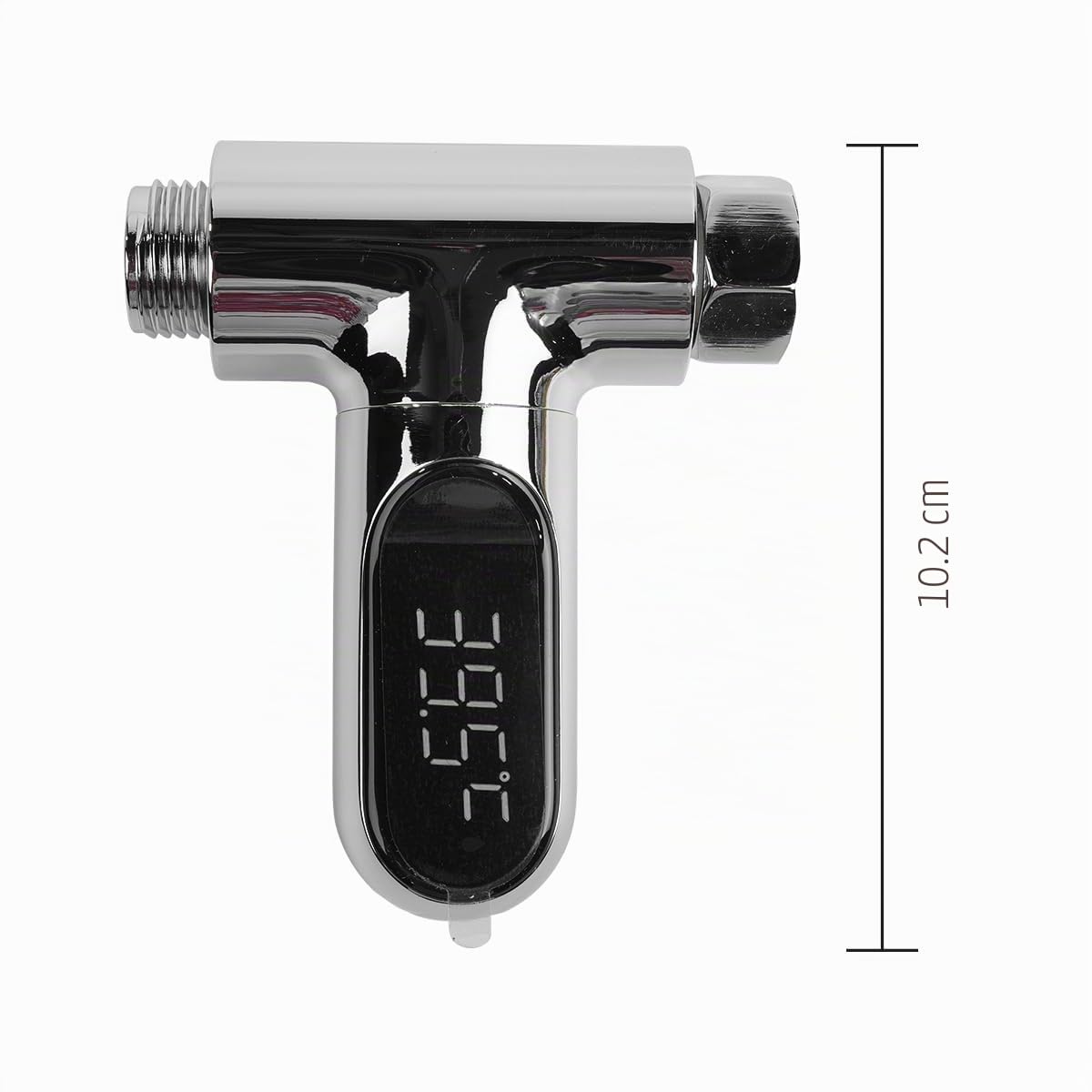 Sarini Termómetro de baño Digital LED 0-100 ℃ Flujo de Agua en Tiempo Real con Pantalla giratoria de 360° Termómetro de Ducha Termómetro de bañera Termómetro de baño