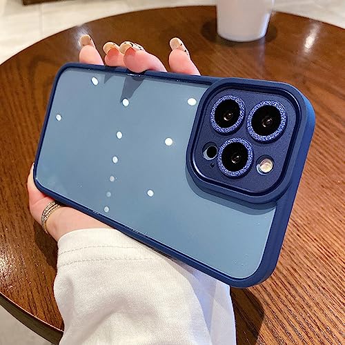 Coque iPhone 11 antichoc transparente et pare-chocs bleu marine LVTFCO