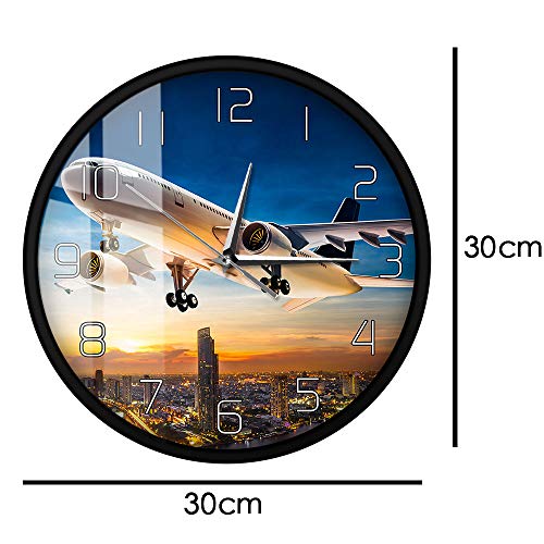 Reloj de pared analógico moderno The Geeky Days 12 pulgadas miniatura 2