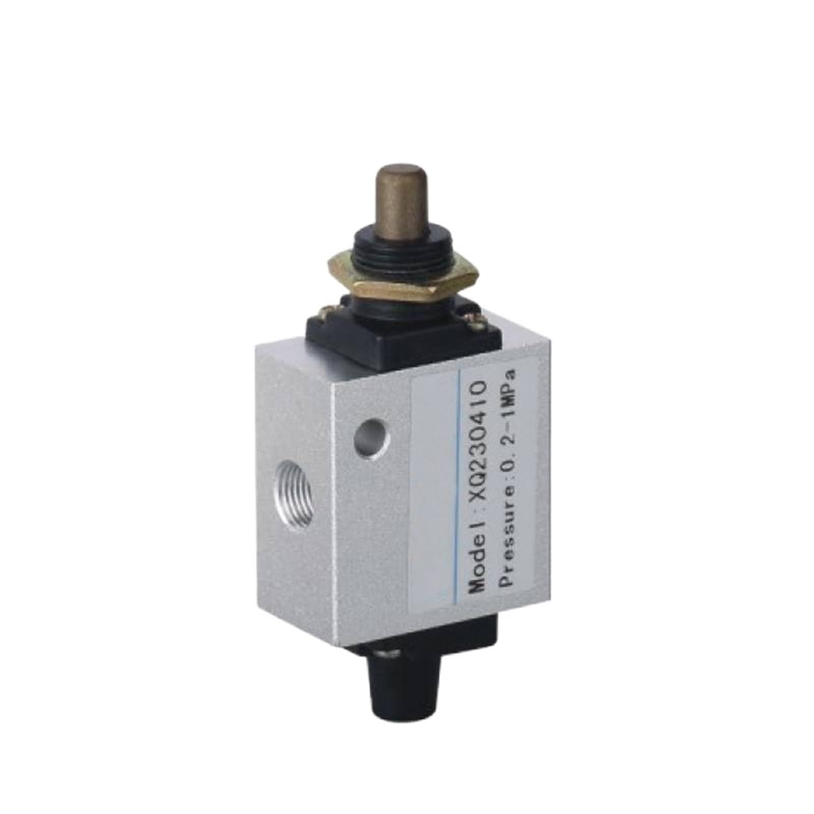 Distributeur pneumatique XQ 1/8 1/4 3/8 1/2 M5 en aluminium, vanne d'échappement, vanne manuelle pneumatique(XQ250420 06 G1-8,5PCS)