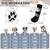 SCENEREAL Anti Slip Dog Boots & Shoes for Hot/Cold Pavement to Prevent Licking, Waterproof Dog Socks Paw Protectors for Small Medium Large Dogs, Traction Control on Hardwood Floor for Senior Dog, M
