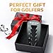 HeightRight Adjustable Golf Tee Height Tool (5-Level Precision) – Universal Fit for Wooden & Plastic Tees, Consistent Tee Height Setter for Drivers, Fairway Woods & Irons, Golf Swing Training Aid
