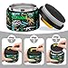 JXXM 8 Oz Thermo Food Jar for Hot & Cold Food for Kids, Insulated Lunch Containers Hot Food Jar,Leak-Proof Vacuum Stainless Steel Wide Mouth Lunch Soup Thermo for School (Black-Dinosaur Fossils)