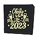 New Years Eve Napkins 2023 Cheers to New Years Napkins Happy New Years Napkins New Years Eve Party Supplies 2023 New Years Party Decorations Happy New Year Decorations 2023(5 x 5 in,Gold Foil,50-Pack)