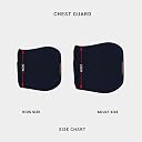 moonwalkr Chest Guard Cricket for Batter’s Height (5'4"- 6’6”) Protective Gear Chest Protector Cricket Accessories with Ballistic-Proof Composite Shell & 3-inch Adjustable Strap for Adult Size Blue gallery image