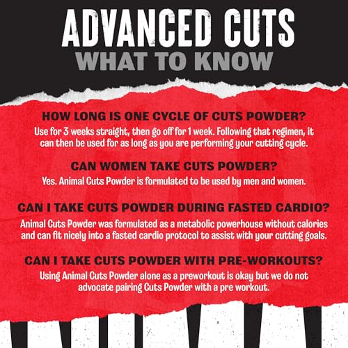 Animal Cuts Thermogenic Fat Burner Powder - Weight Loss for Women and Men for Metabolism, Energy, Focus, and Nootropic Brain Support with Ketones Appetite Suppressant - Orange Mango Flavor - Image 6