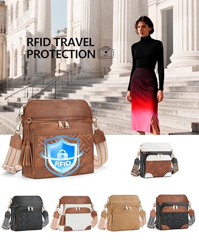 Image of Crossbody Bags for Women with Built In Wallet,RFID Travel Purse