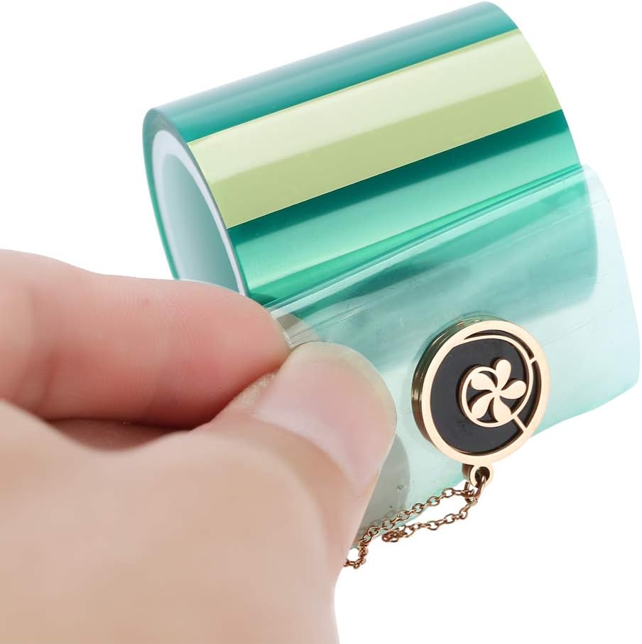 Horoper Seamless Paper Tape, Craft Tape, Jewelry Tape Adhesive Tape Pendant UV Resin Jewelry Metal Frame Tools Making Metal Craft(4cm * 5m)