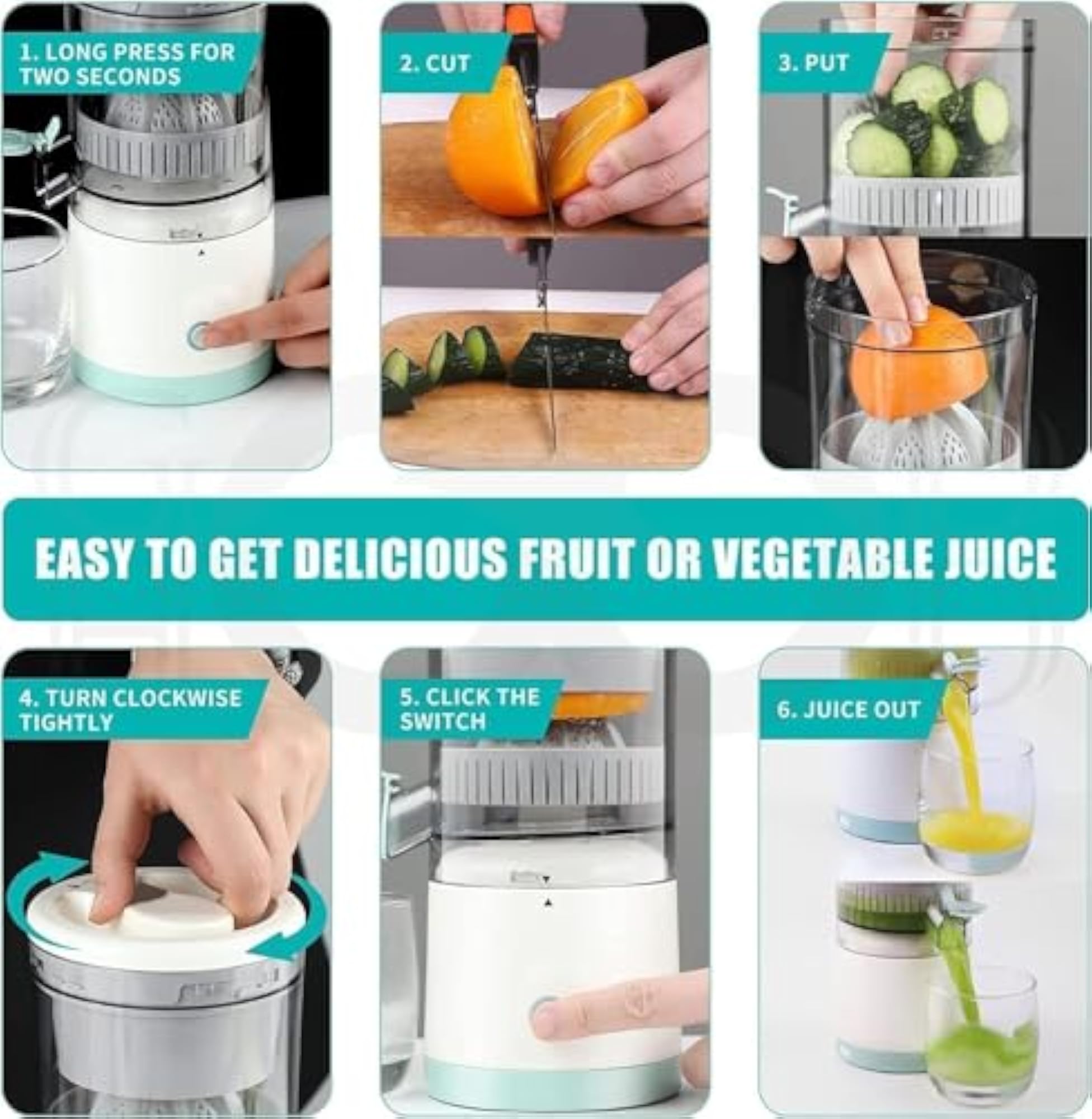 Electric Citrus Juicer 700ML with One Cone Juicing System