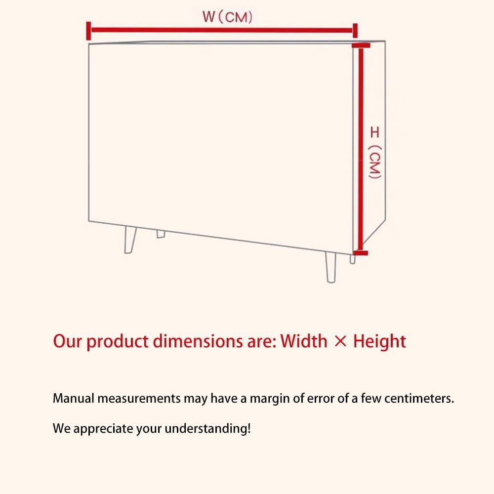 Self Adhesive Cabinet Curtains for Kitchen Dust-Proof, Small Desk Skirt for Kitchen Storage Cabinet, Under Sink Curtain Skirt(Beige,120x60cm)