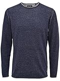  ONLY & SONS onsGARSON NAPS CREW NECK KNIT NOOS, suéter Hombre, Azul (Dress Blues), Medium