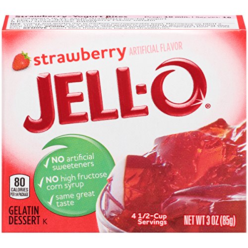 Jello Gelatina Jell-O di Fragola - 85 g