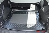 passgenau Kofferraumwanne mit Anti-Rutsch passend für Dacia Logan MCV Combi 5-tr. 5-Sitzer / 7-Sitzer 3. Reihe rausgenommen 2007-