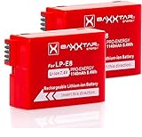 lp e8 akku Baxxtar PRO Energy Akku für Originalakku Canon LP-E8: Leistung 1140mAh, 7.4V 100% kompatibel, Chip-Technologie mit Überladungsschutz, kein Memoryeffekt.