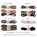 Fold Over Elastic White, Black or Neutral Set: White, Tan, Brown, Gray, Charcoal and Black, FOE 5/8