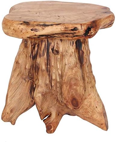Mydealsaver Solid Teak Root Wood Coffee Table Rustic Charm Weather-Resistant Home Interior Living Room Bedroom Outdoor Garden Furniture Couch Side End Table Lamp Plant Consol Tall Wine Hallway Stool