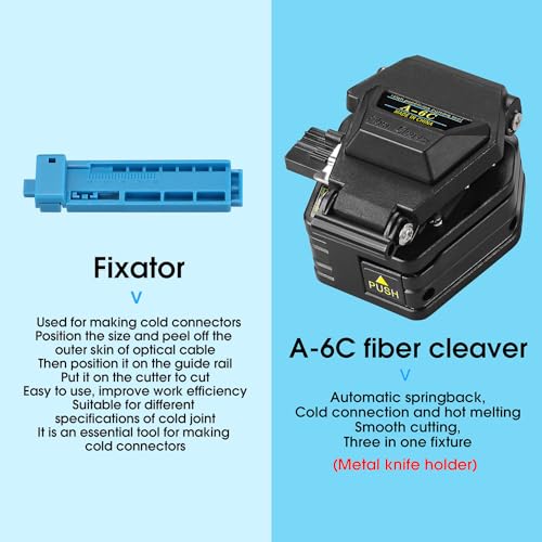 Fiber Optic Termination Kit 10-in-1 FTTH Cold Connection tool Kit by BAOSHLA - Image 3