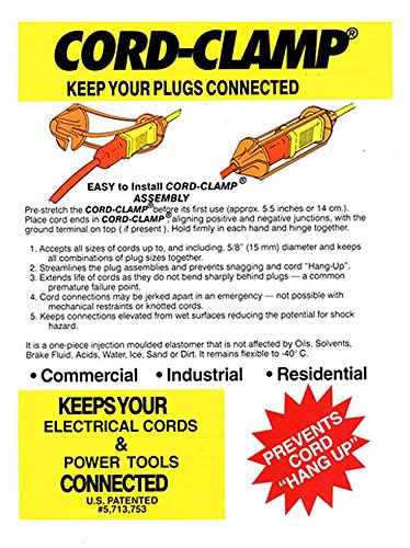 Aura Rubber Cord-Clamp - Keep Your Plugs Connected