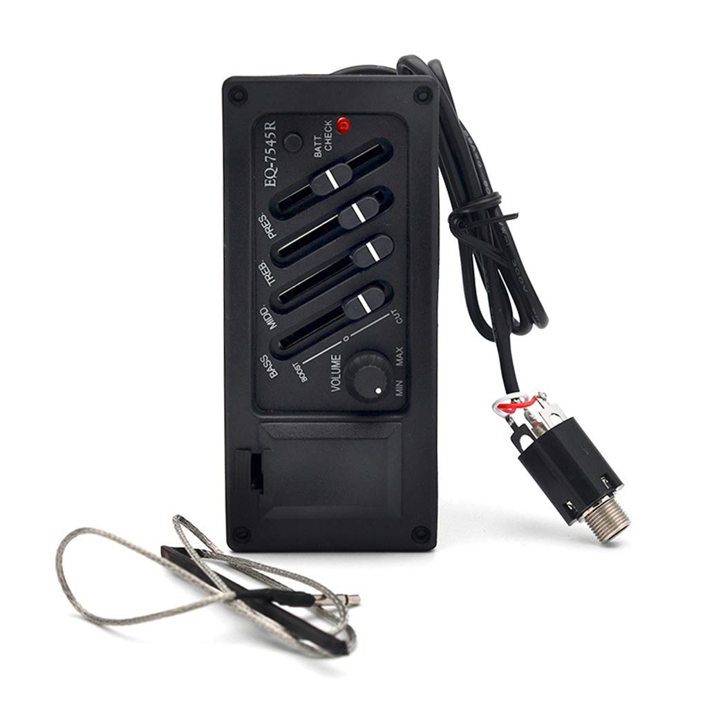 Buy Kesilian Guitar EQ7545R 4Band EQ Equalizer System Acoustic Guitar