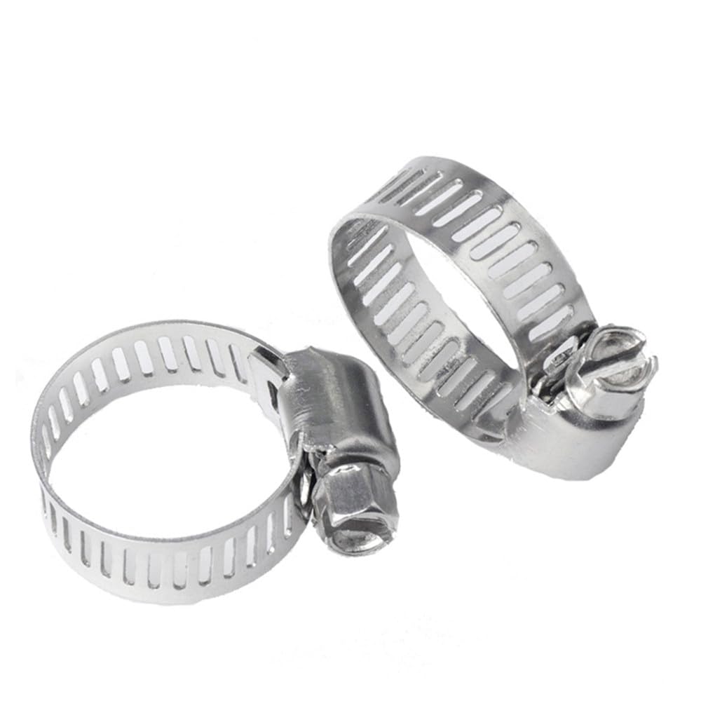 Collier de serrage acier inoxydable anti-fuite pour durite de carburant