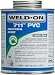 Weld-On 10121 Pint 711 Heavy Duty PVC Cement, Gray, 1-Pack