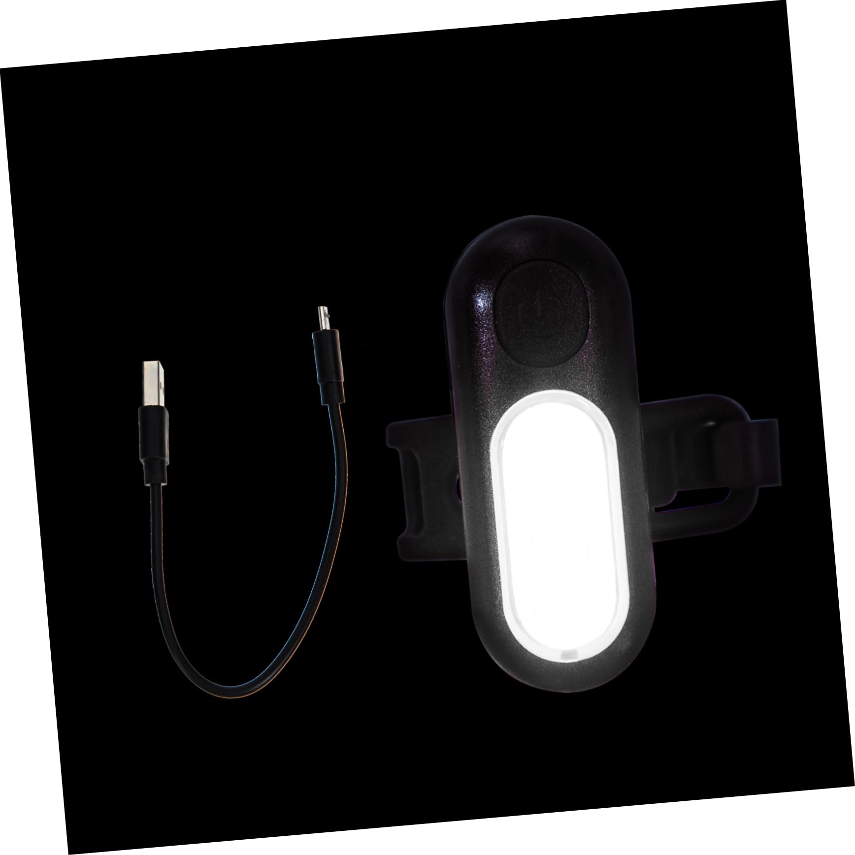 ibasenice Night Cycling Safety Light Led Bike Tail Lamp Rechargeable Rear Bike Light 5 Modes Abs Built Charging