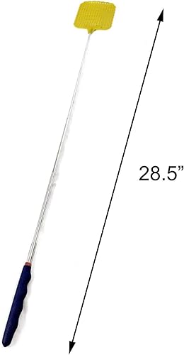 Miniatura 4 de ASR Outdoor Resbalón telescópico durable extensible de poste telescópico del insecto del insecto del matamoscas